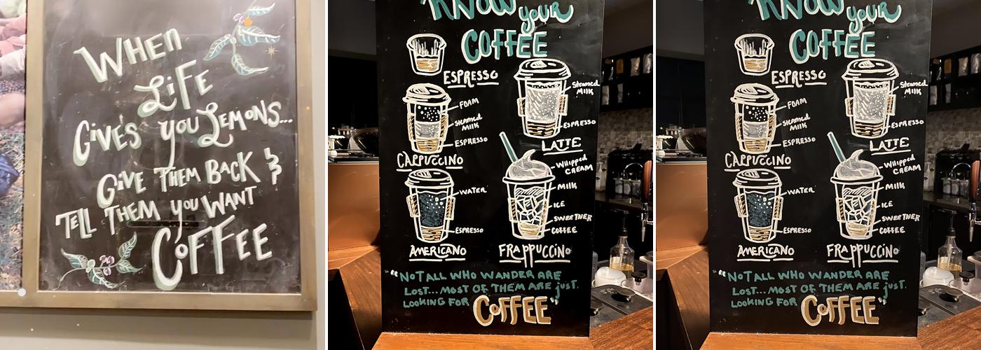 Starbucks Menu