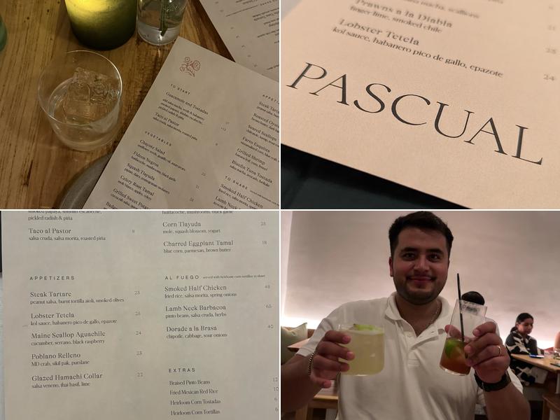 Pascual Menu
