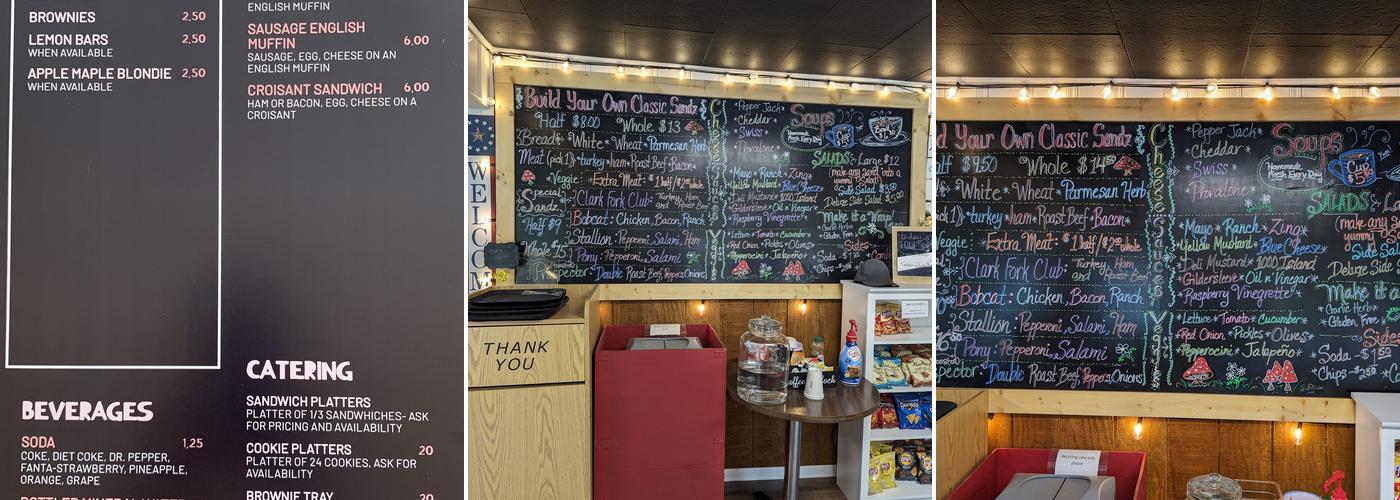 River Side Soups & Sandz Menu