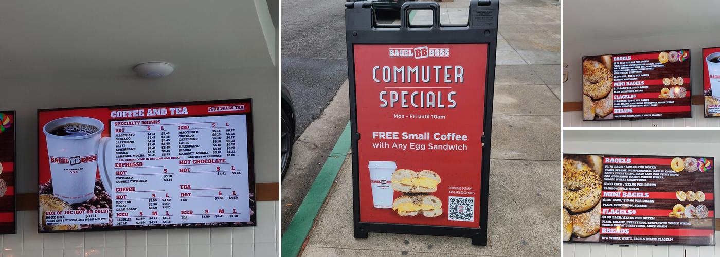 Bagel Boss Burbank Menu