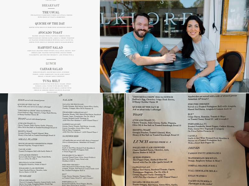 Folklore Provisions Menu