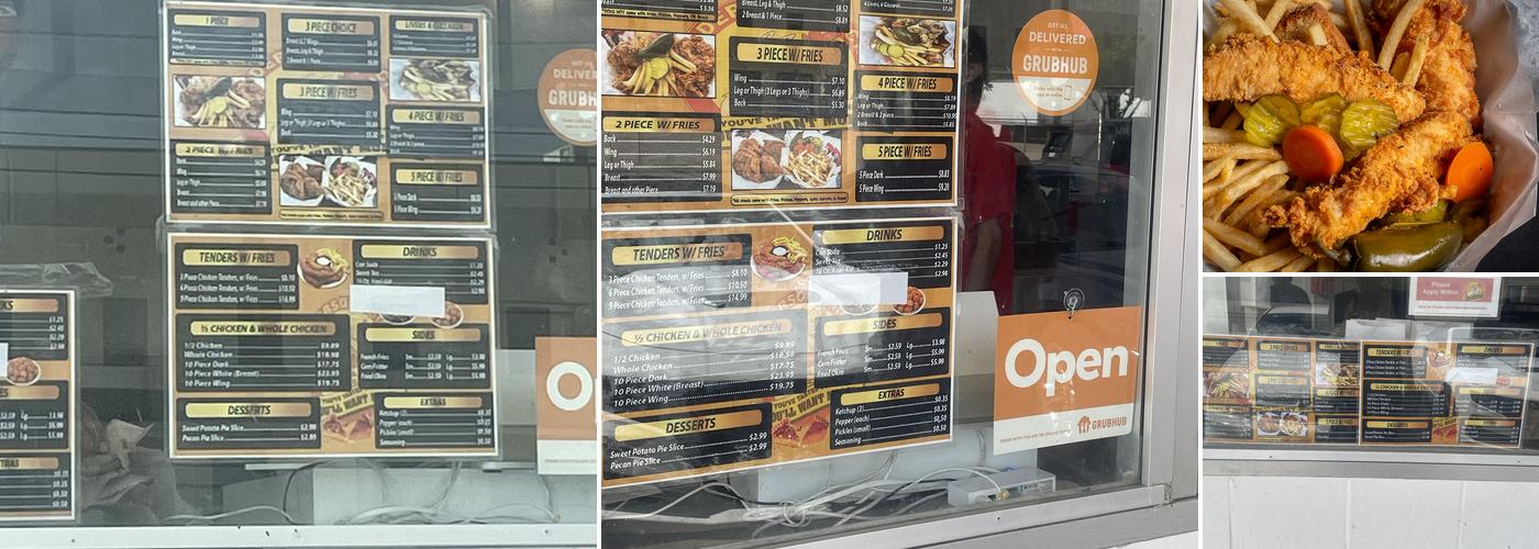 Henderson Chicken Menu