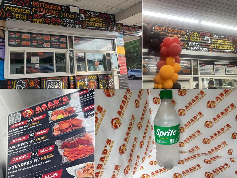 Asad’s Hot Chicken Menu