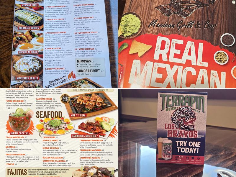 Monterrey Menu