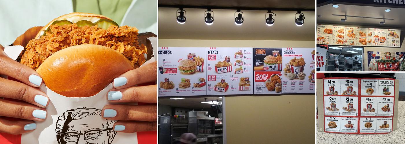KFC Menu