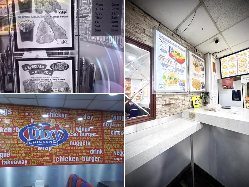 Dixy Chicken Menu