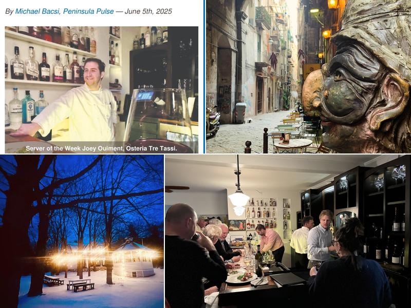 Osteria Tre Tassi 11976 Mink River Rd, Ellison Bay