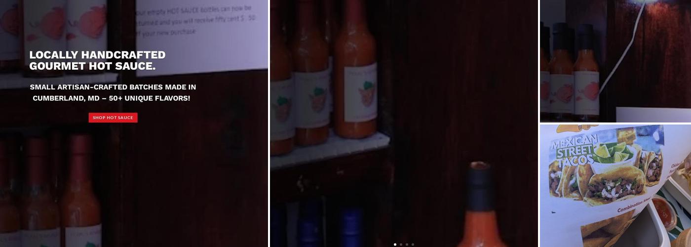 Pepper in a Bottle / Pepper on a Plate / Sabroso Tacos Menu