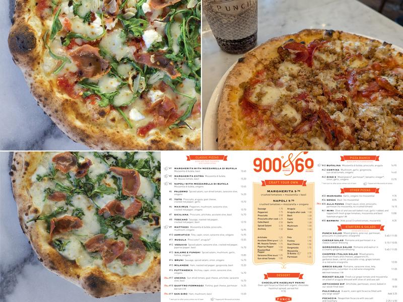 Punch Pizza West End Menu