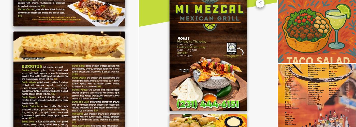 Mi Mezcal Mexican Grill Menu