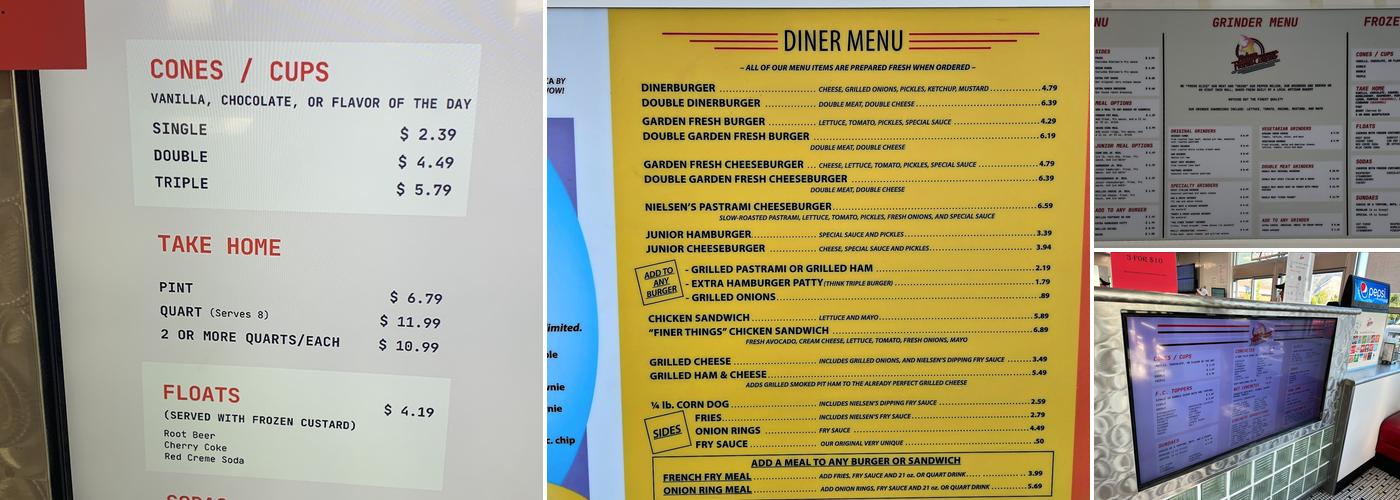 Nielsen's Frozen Custard North Ogden Menu