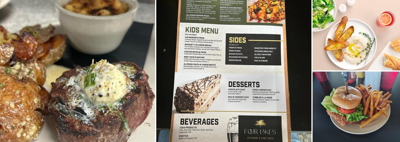 Four Lakes Restaurant Menu