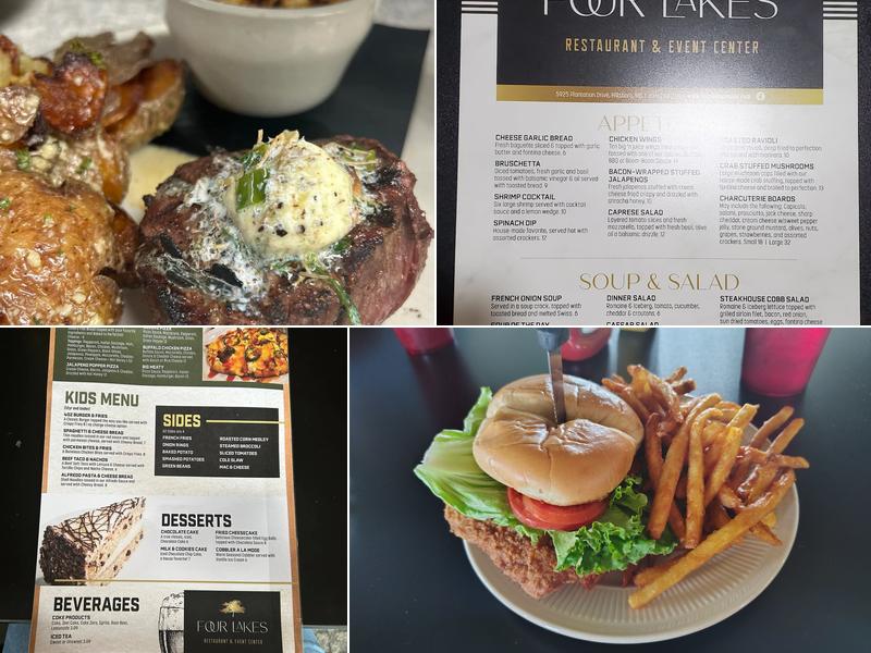 Four Lakes Restaurant Menu