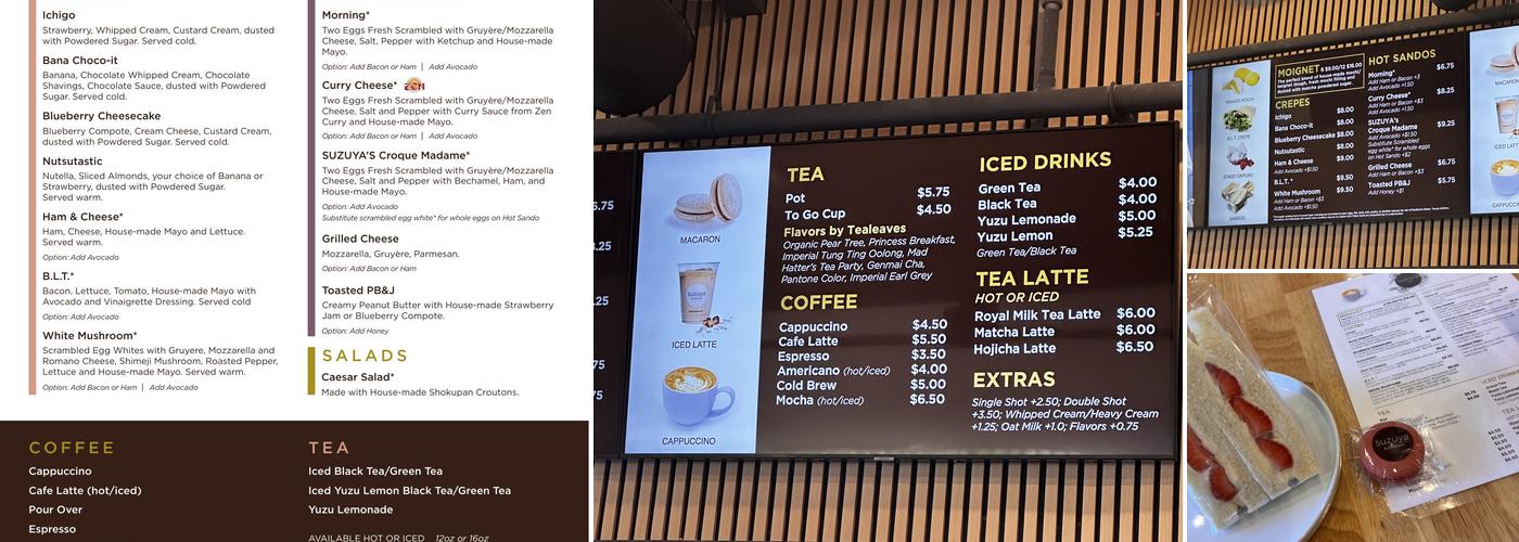 Suzuya Cafe (Chinatown) Menu