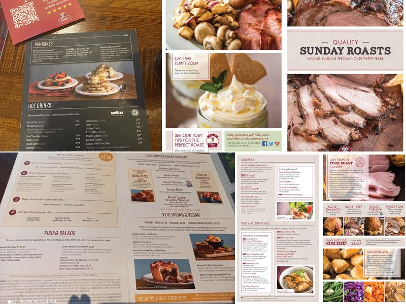 Toby Carvery Menu