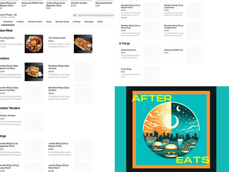 After Eats Menu