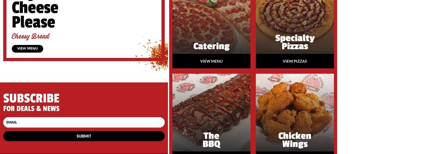 Papa’s Pizza & BBQ- Auburn Hills Menu