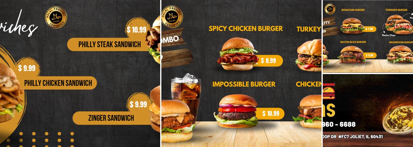 Top Buns Menu