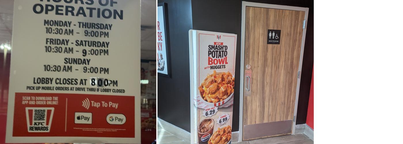KFC Menu