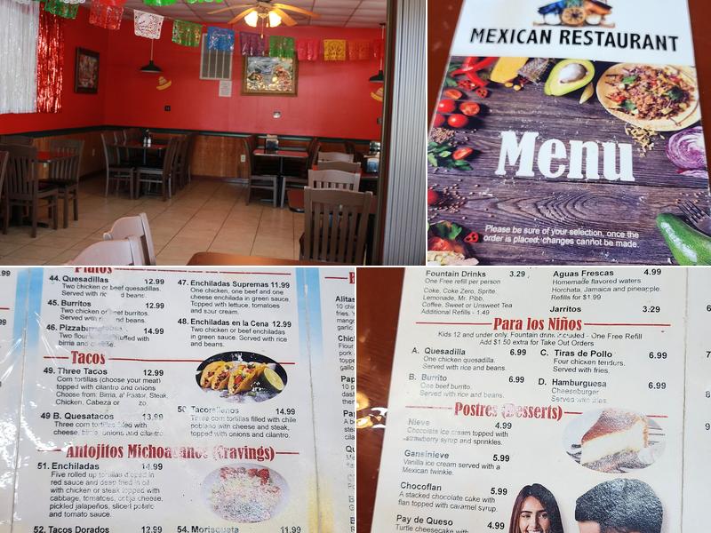 Los Compadres Mexican Restaurant Menu