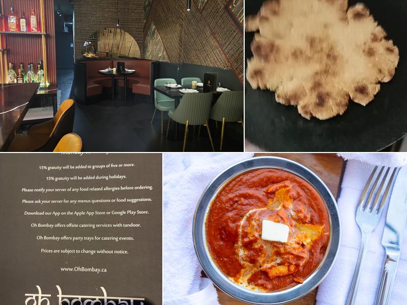 Oh Bombay - Niagara Falls Menu