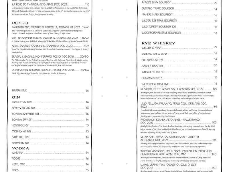 Ama Menu
