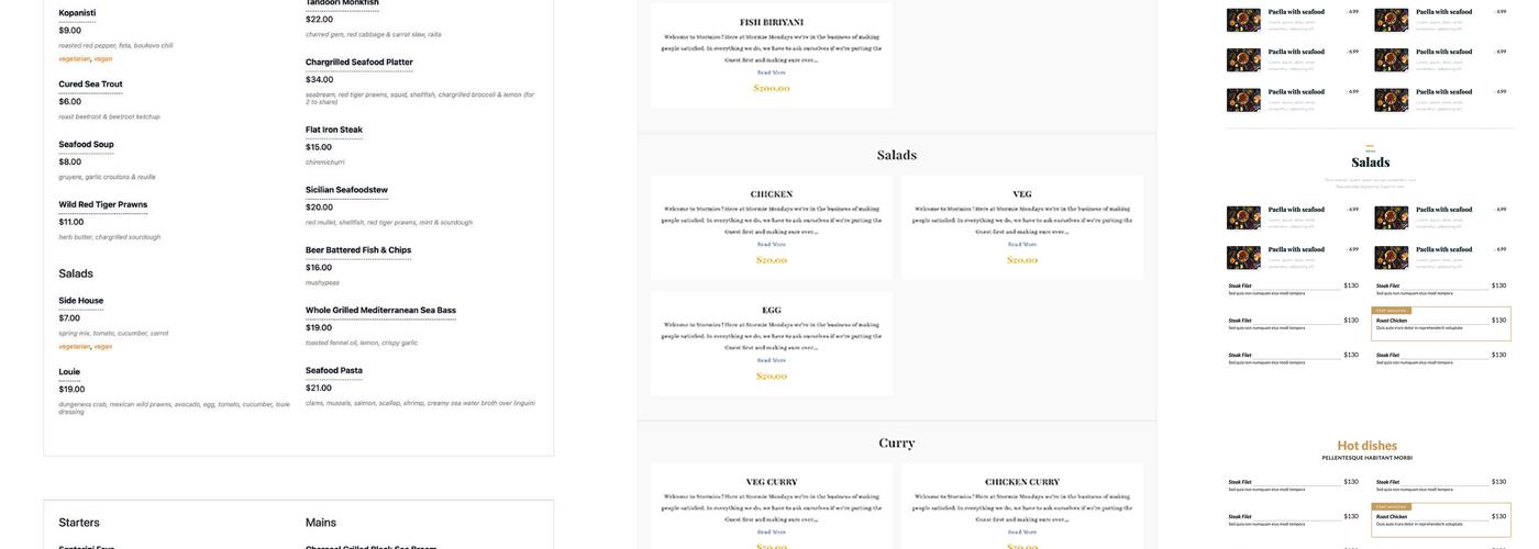 Viet Fusion Menu