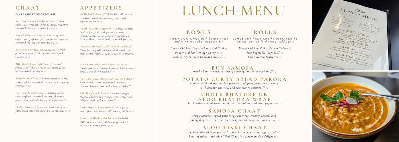 Aroma Experience Menu