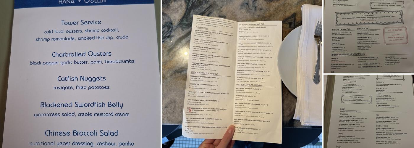 Strange Delight Menu