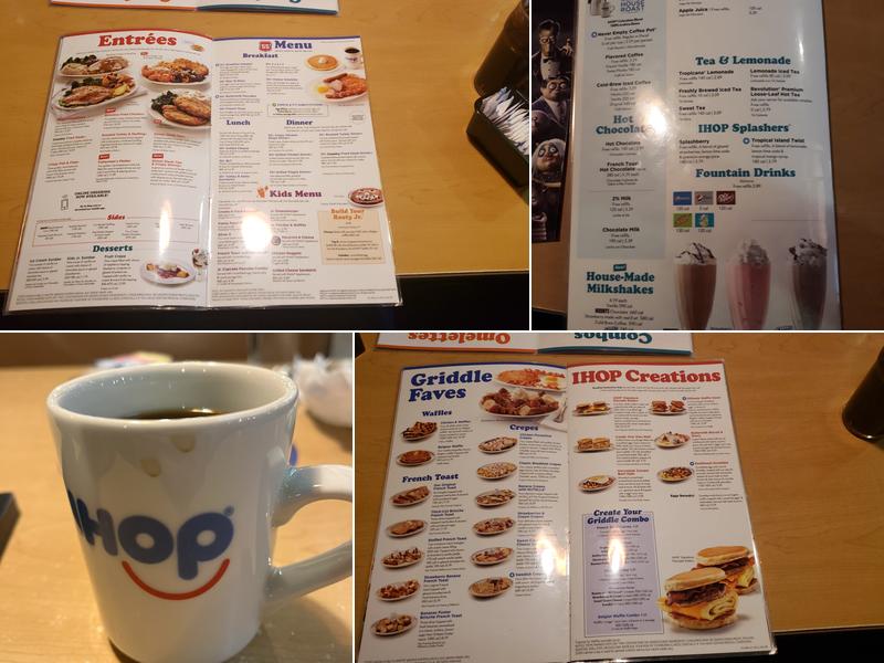 IHOP Menu