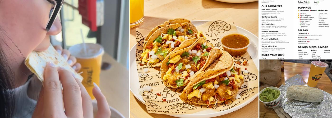 District Taco Menu