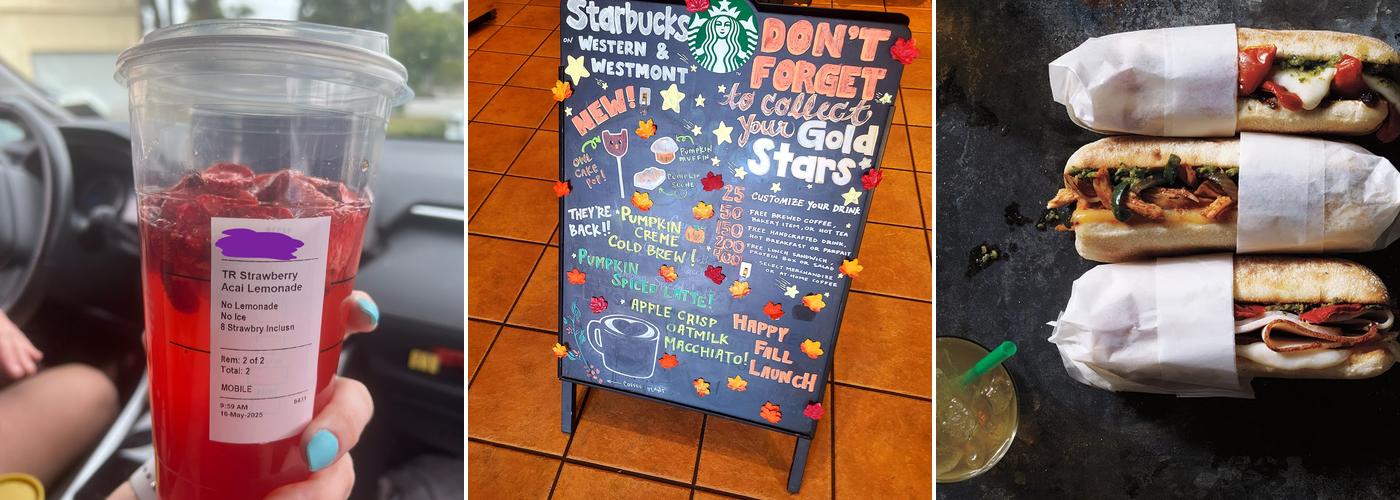 Starbucks Menu