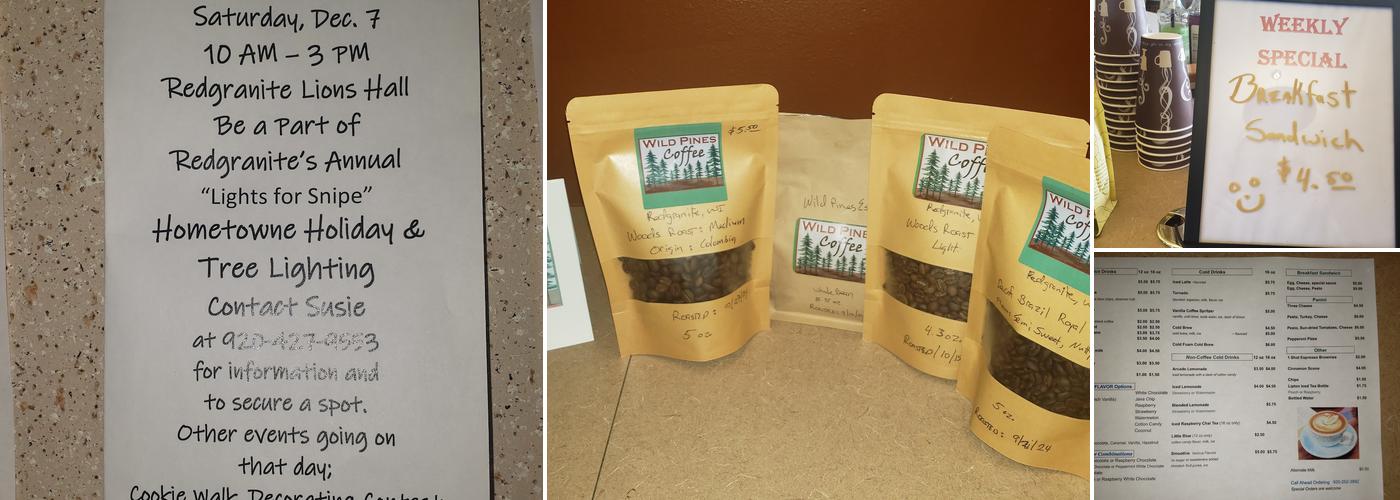 Wild Pines Coffee Menu