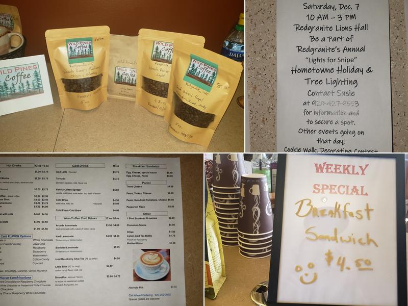 Wild Pines Coffee Menu