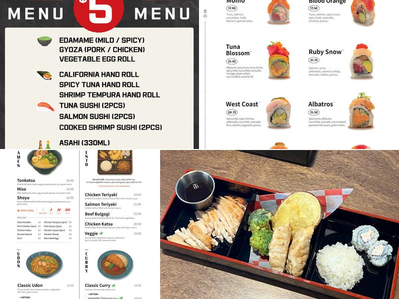 Sushi Momo Menu