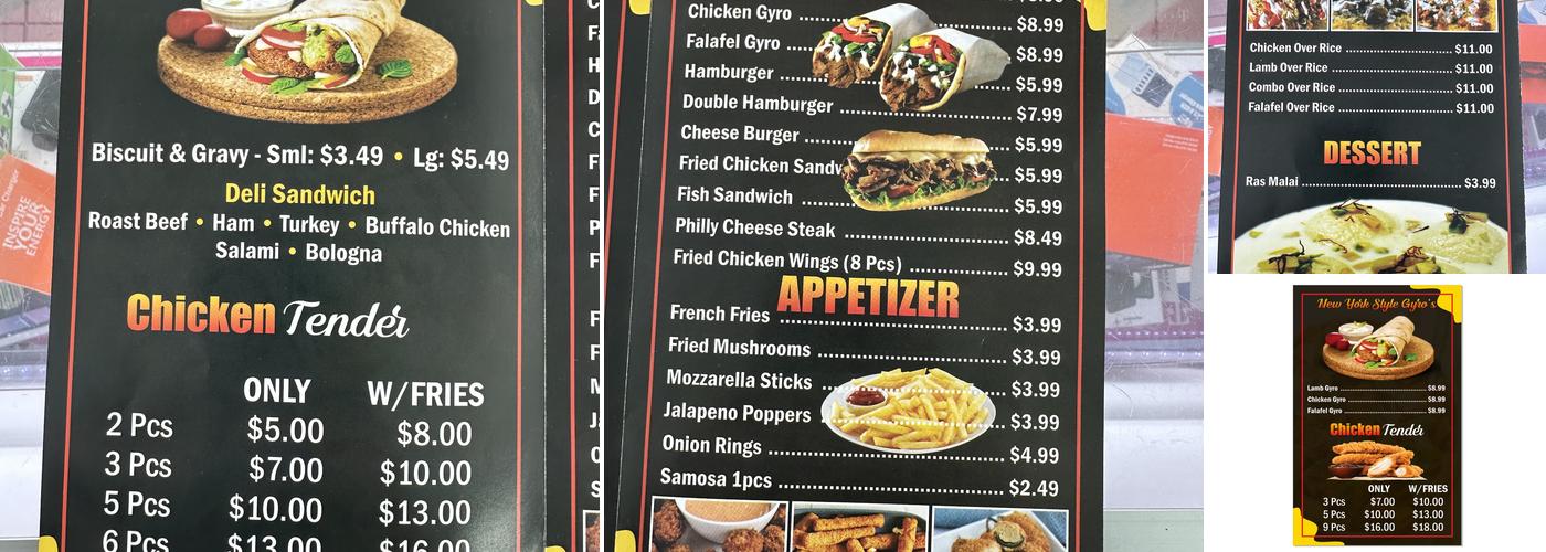 Country food mart & new york style gyros Menu