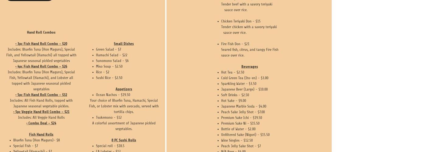 Waymaker Brewing Menu