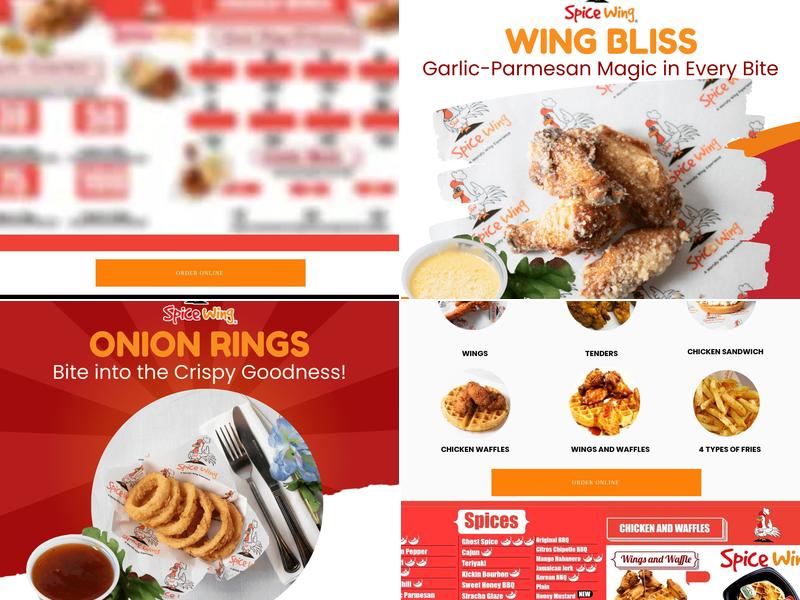 Spice Wing Webster Menu