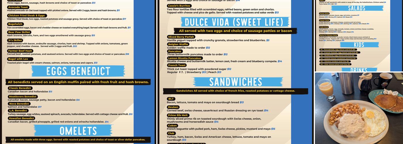 Dulce Vida Breakfast & Lunch Menu