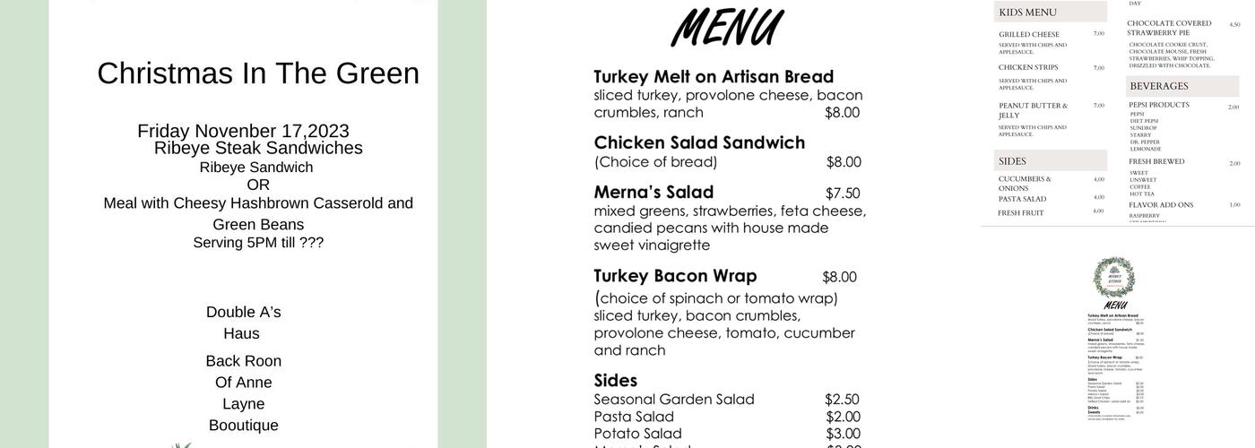 Merna's Kitchen Menu