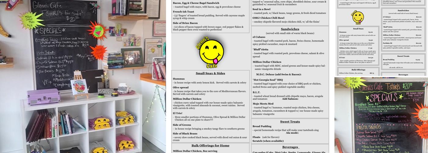 Glenn’s Cafe Menu