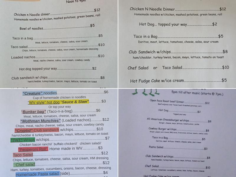 Broken Bread Catering LLC Menu