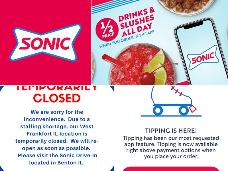 Sonic Drive in 401 W Oak St, West Frankfort