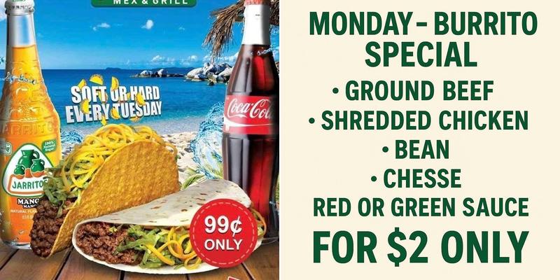 El Mariachi in Williamston N C Menu