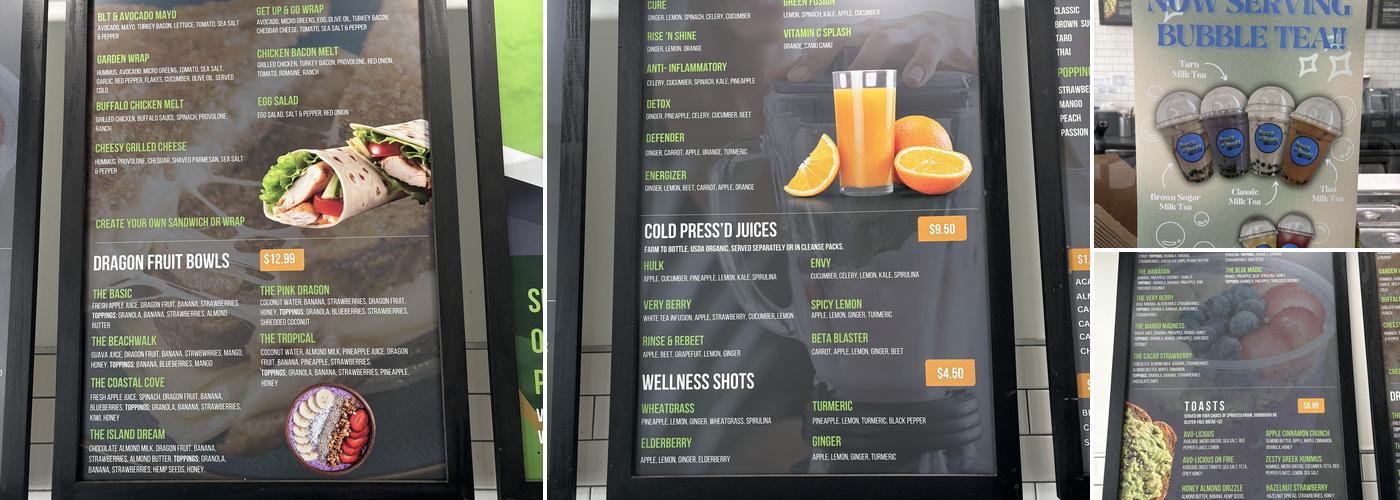 Press'd or Blend'd Menu