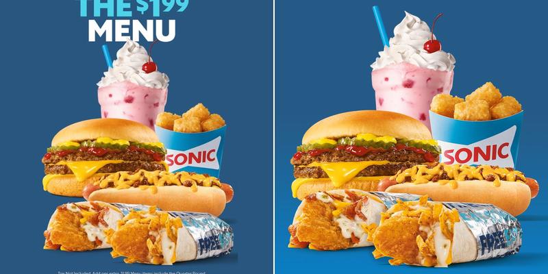 Sonic Drive In Menu