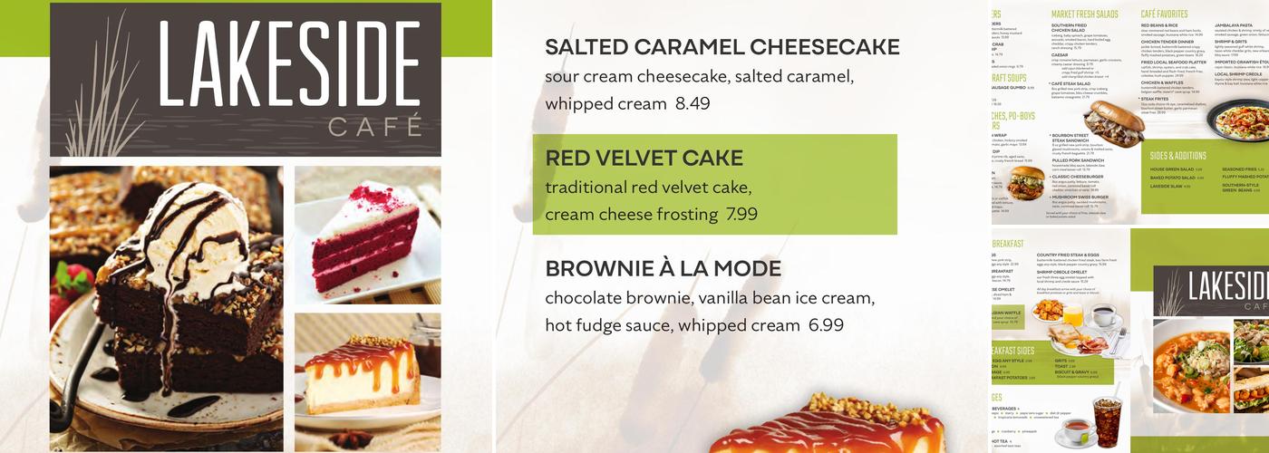 Lakeside Café Menu