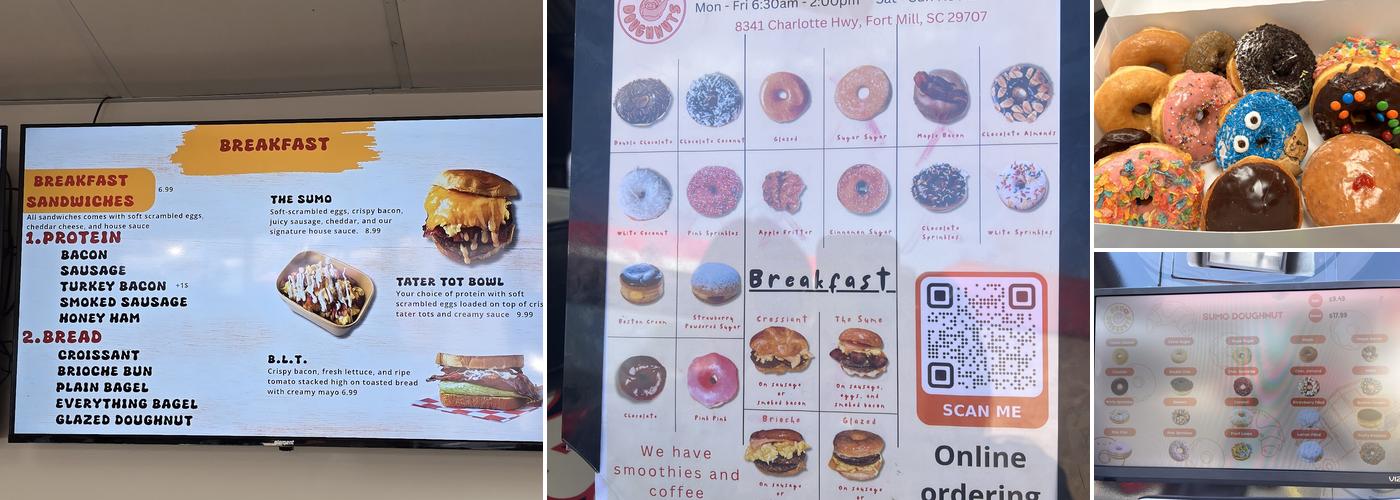 Sumo Doughnuts Menu