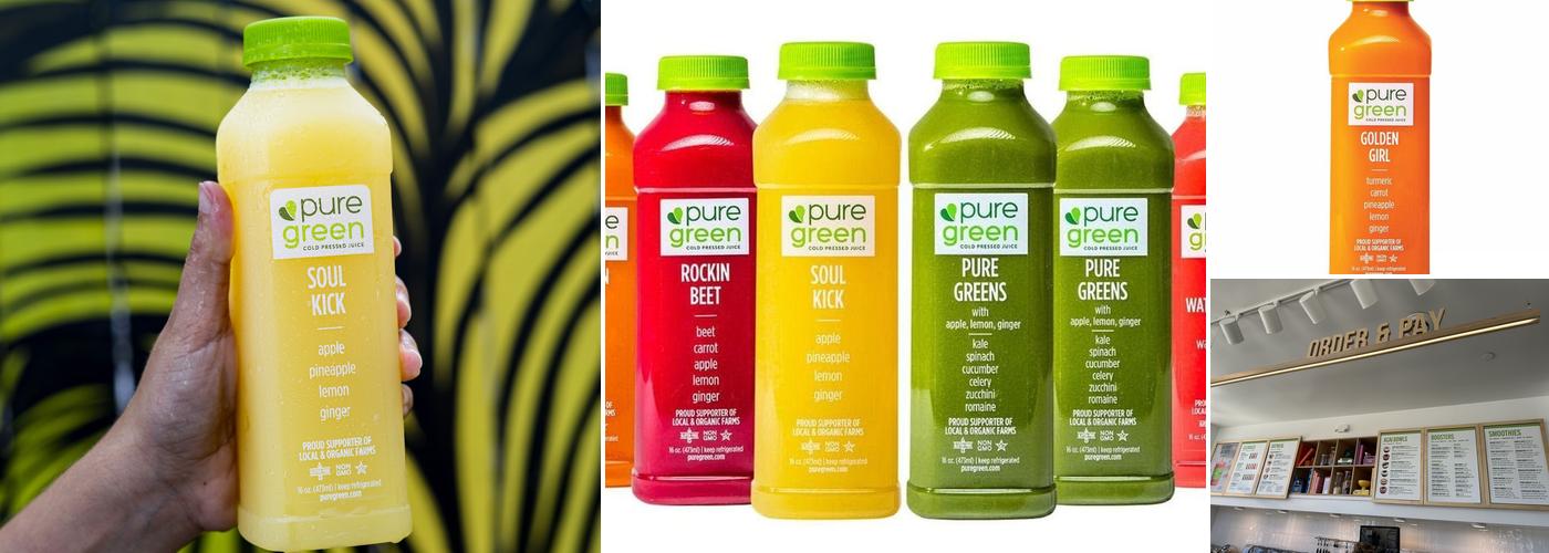 Pure Green - Juice Bar South Barrington Menu