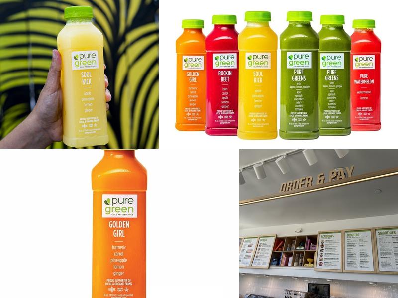 Pure Green - Juice Bar South Barrington Menu